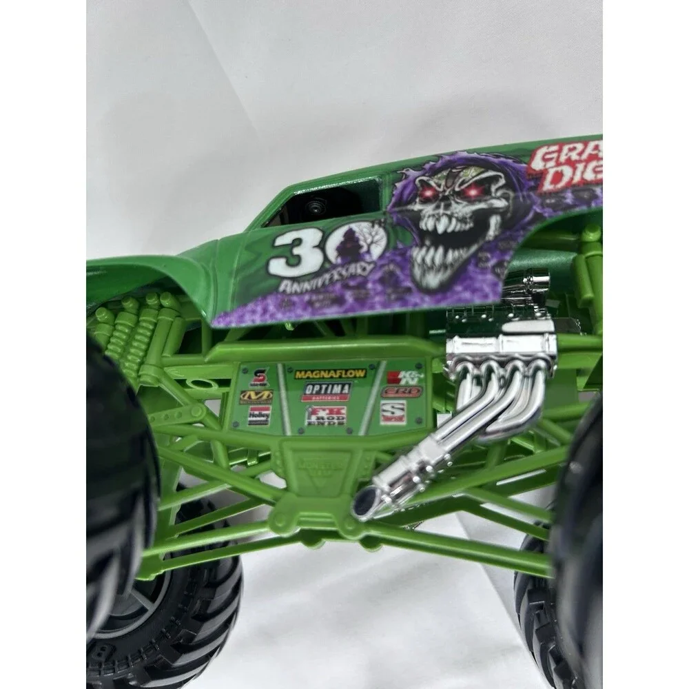 Monster Jam Grave Digger 30th Anniversary Monster Truck Green Bad to the Bone